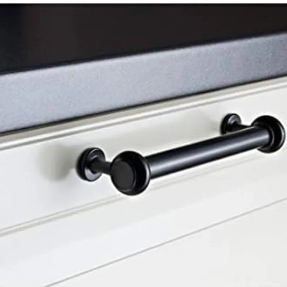 IKEA Fintorp Black Cabinet Handles 6 5/16 inch 160mm 2‎ Pack 502.082.72